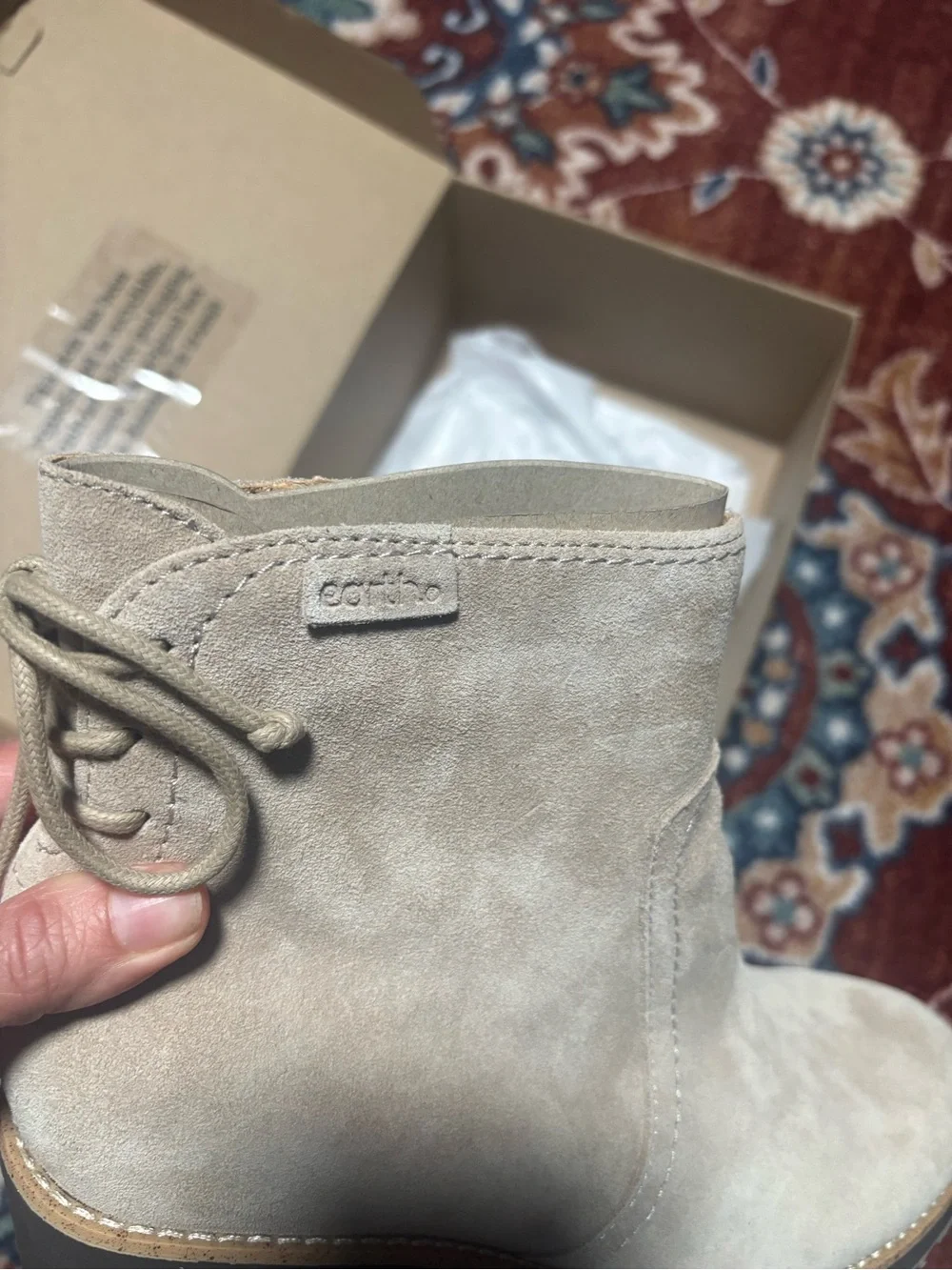 Earth Calia Round Toe Casual Wedge Ankle Booties size 9 brand new